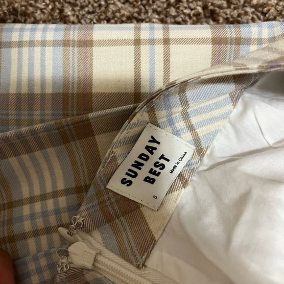 Sunday best olive 17” mini skirt - Picture 4 of 4